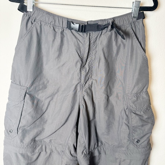 REI Vintage Charcoal Grey Zip Off Pant Adjustable UPF 50+ Medium - Picture 2 of 8